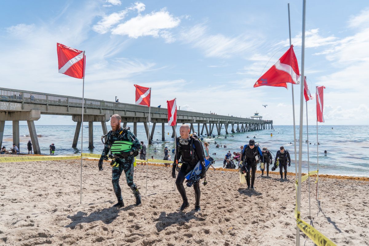 World Record Ocean Cleanup at Deerfield Beach Pier