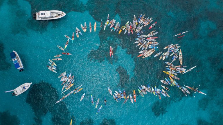 Crossing for a Cure paddle out