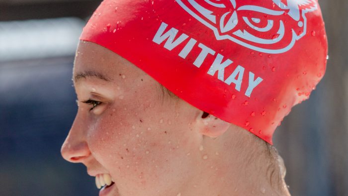 Portrait of FAU Swim Team Captain Kelsey Witkay