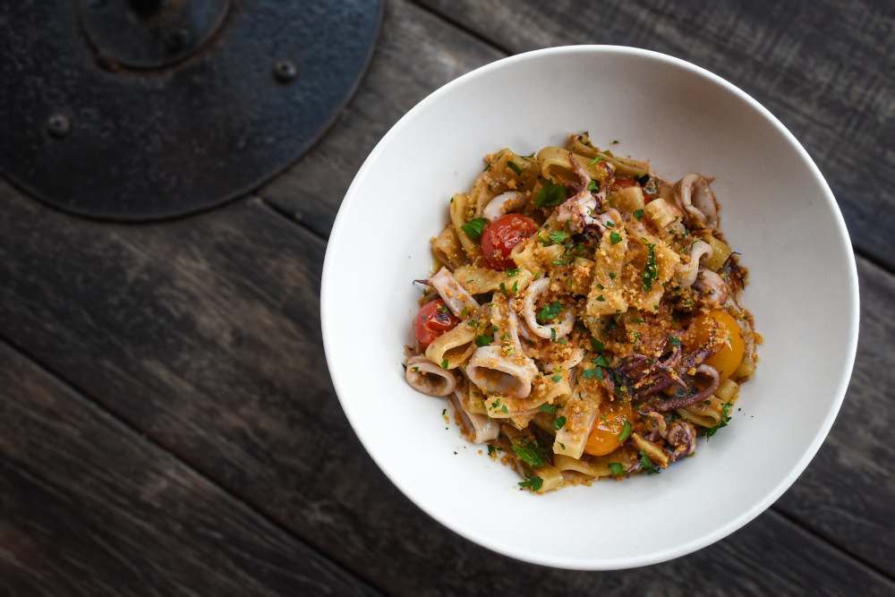 Pasta Calamarata at Elisabetta's in Delray Beach