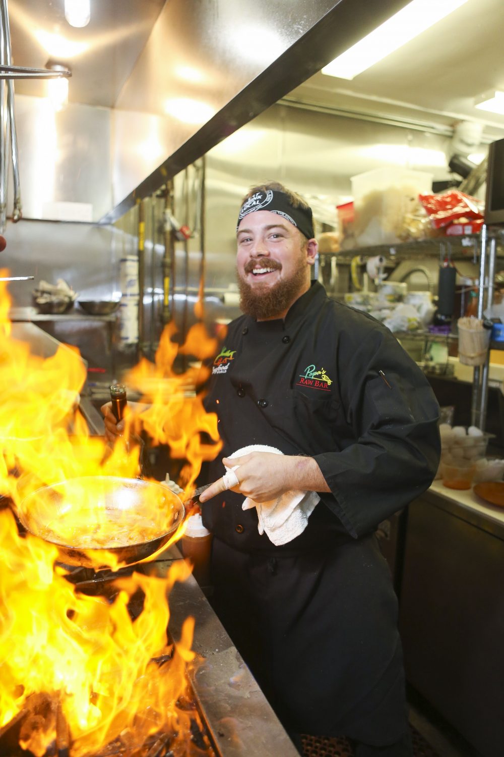 Papa's Raw Bar Chef Chad Wyrosdick