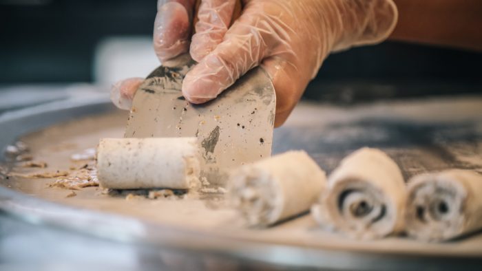 Thai Rolled Ice Cream in Palm Beach County