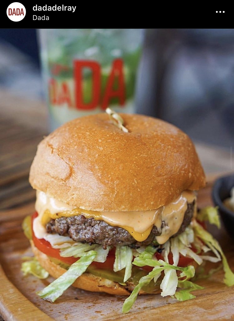 The Dada Burger at Dada in Delray Beach