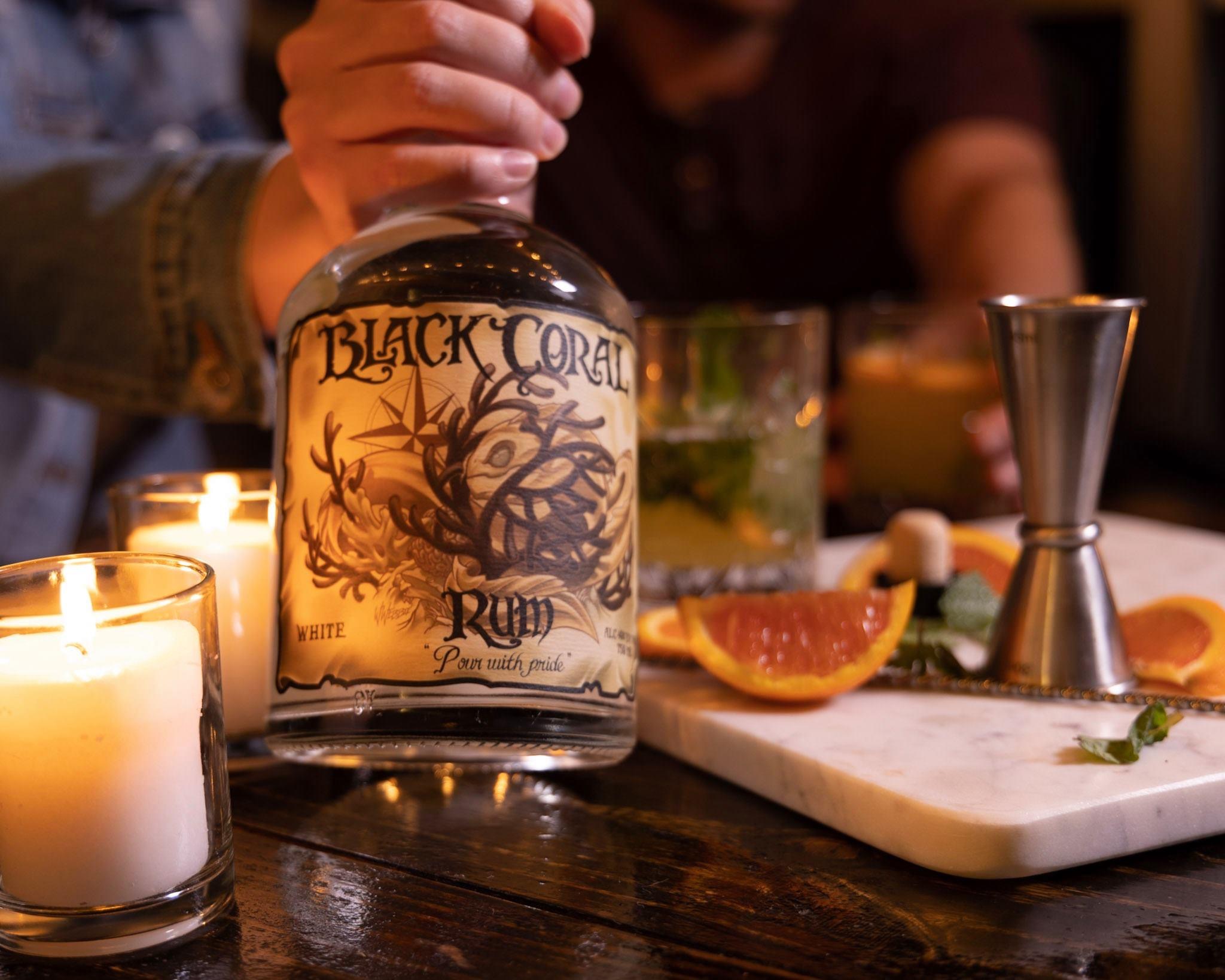 Black Coral Rum at Steel Tie Spirits.
