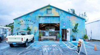 Northwood Art and Music warehouse in West Palm Beach, FL.