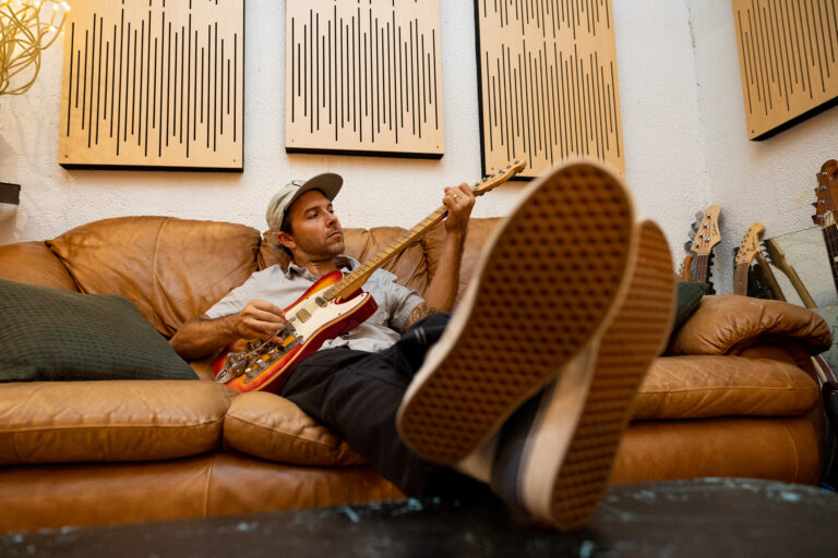 Mike McCleary of Shade Tree Studio, Surfer Blood, and Girlfriend Material in Boynton Beach, FL.