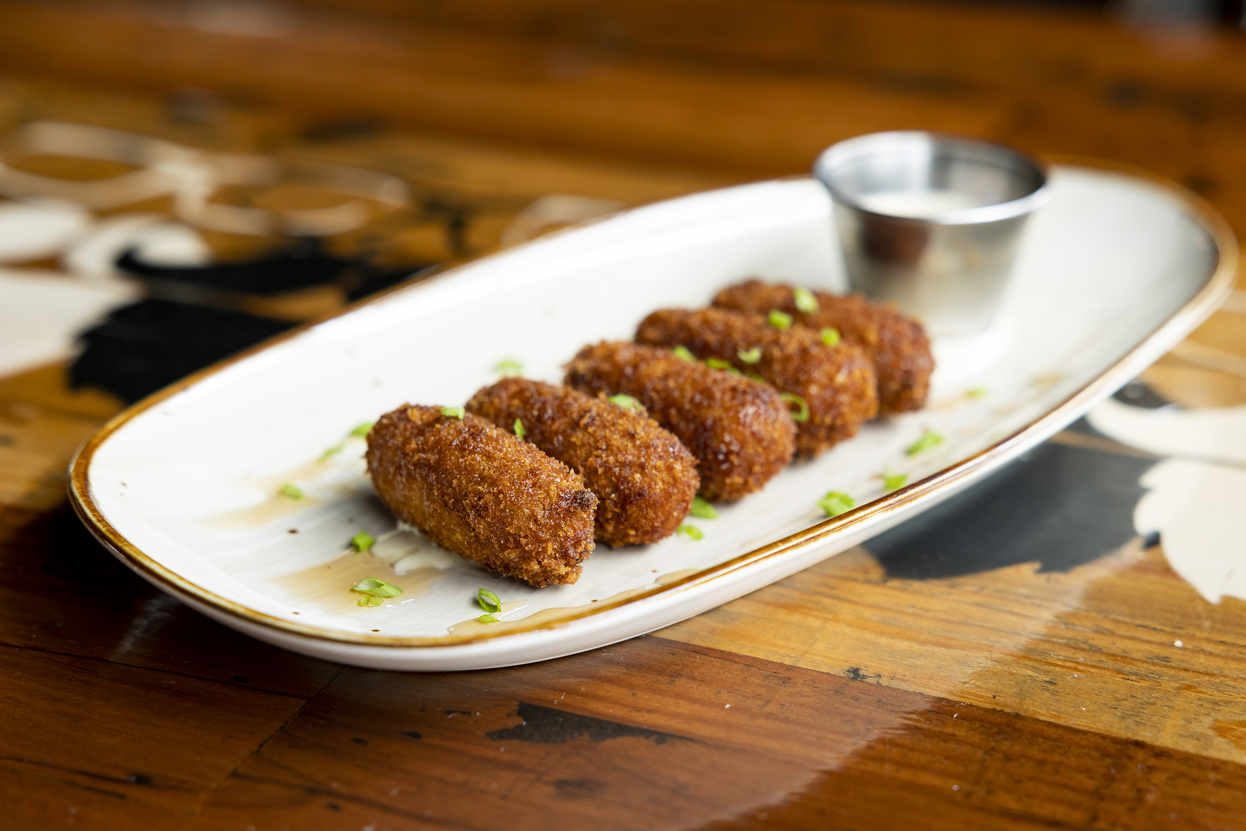 Bacon Croquettes from Crazy Uncle Mike's in Boca Raton, FL.