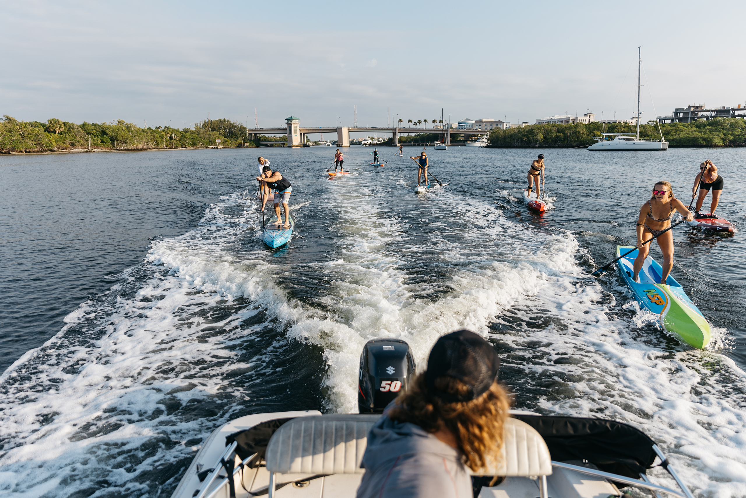 Blue line online paddle board