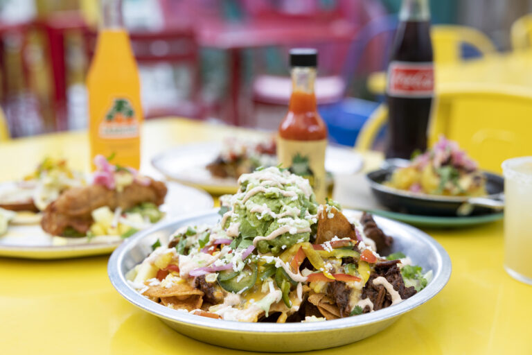 Tacos at Cholo Soy Cocina in West Palm Beach, FL.