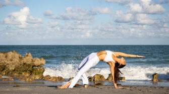 Brittany McKay of Hamsa Yoga in Palm Beach Count, Florida.