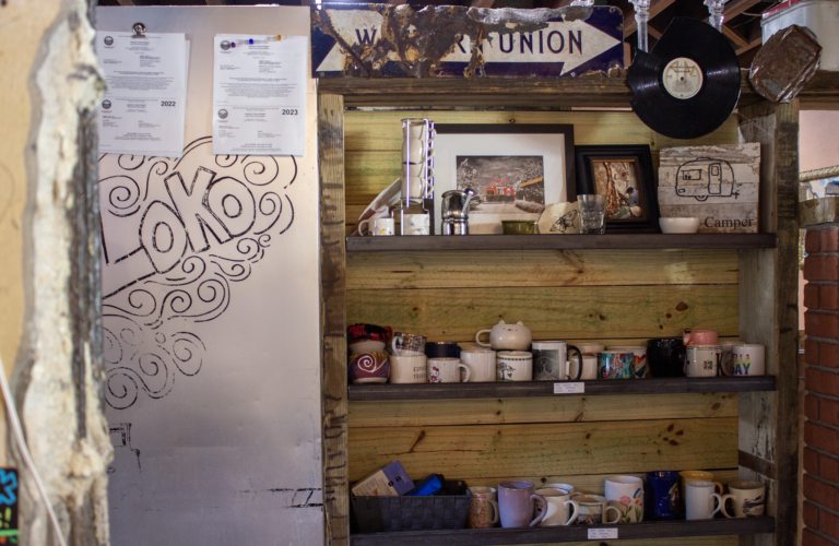 Bring your own mug to The Lokomotive to be more sustainable.