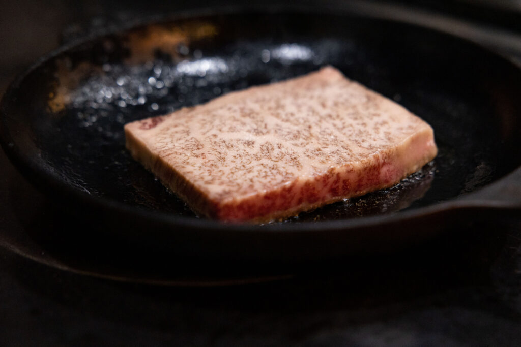 Japanese A5 Wagyu Strip from The Grove in Delray Beach, FL.