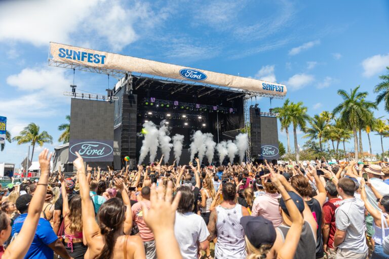 SunFest 2023 music festival in West Palm Beach, FL.