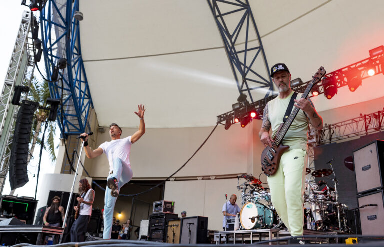 311 performing at SunFest 2023