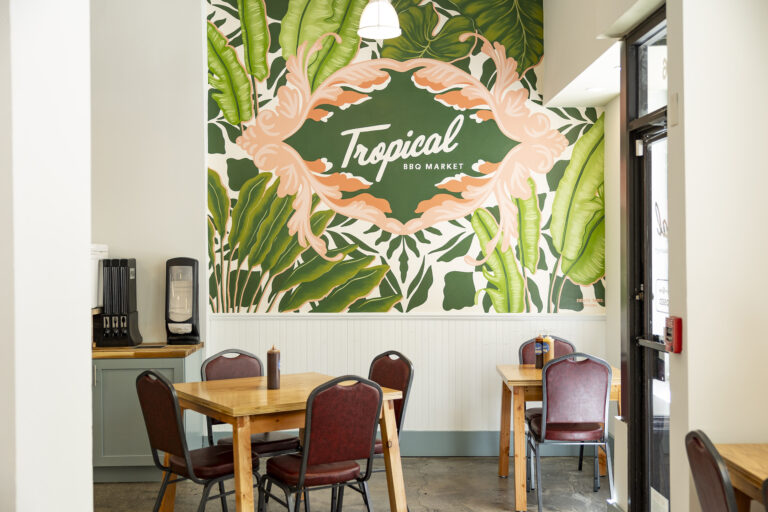 Tropical BBQ Market in West Palm Beach. Tropical Smokehouse brand.