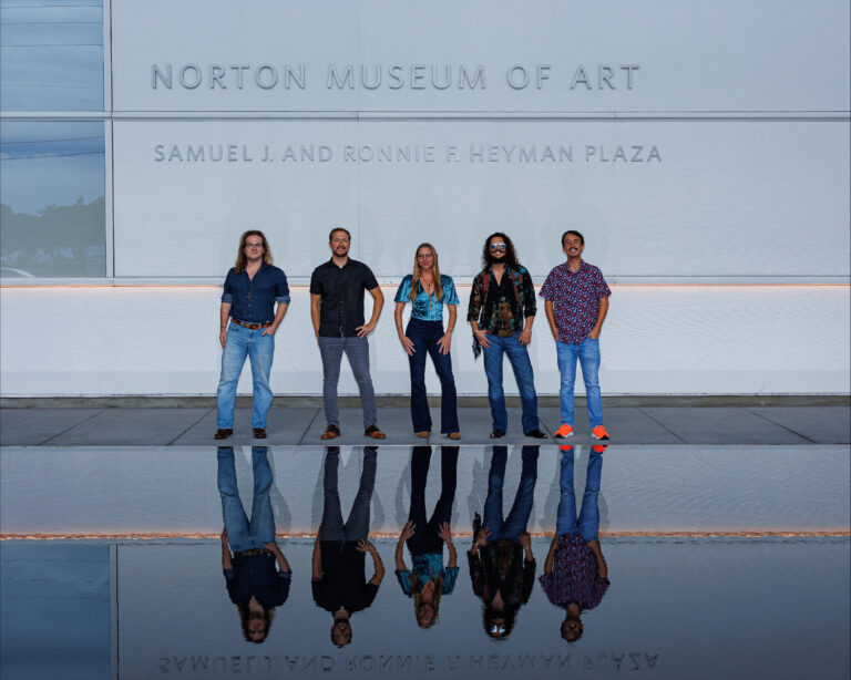 Low Ground, bluegrass band, performing at Norton Museum of the Arts in West Palm Beach.