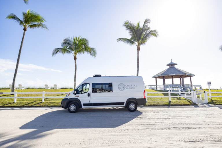 Exterior view of Coastal Van Co. Explorer.