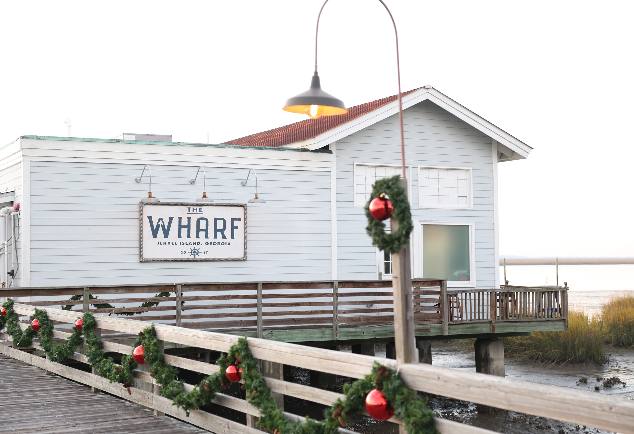 The Warf restaurant on Jekyll Island, GA.
