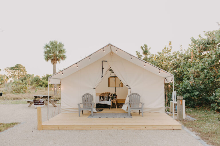 Timberline Glamping in Jupiter, FL.