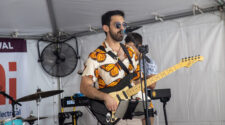 Joey Calderaio of the Future Buds performing at Jupiter Food & Wine Fest.