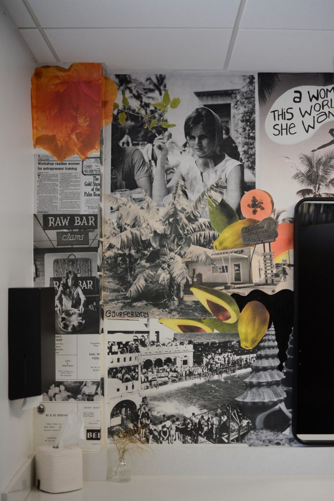 Collage that Mary Glazier created for 1909.