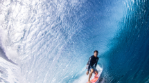 Matt Oberman in a barrel